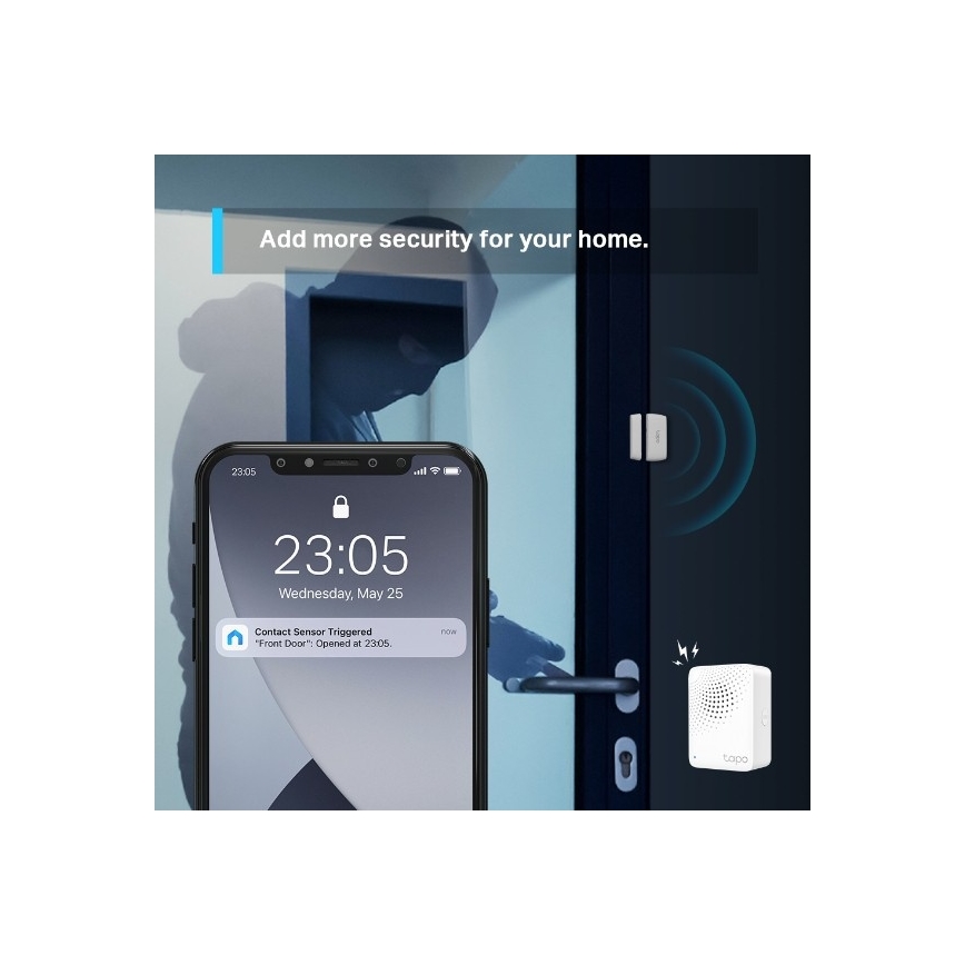 TP-Link - Capteur d'ouverture intelligent 1xCR2032