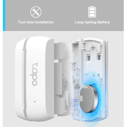 TP-Link - Capteur d'ouverture intelligent 1xCR2032