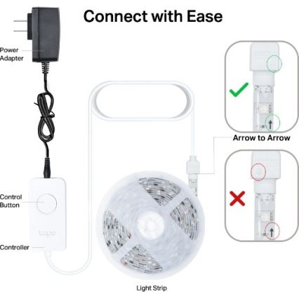 TP-Link - Dimbare RGBW LED-strip 5 m LED/13W/230V Wi-Fi