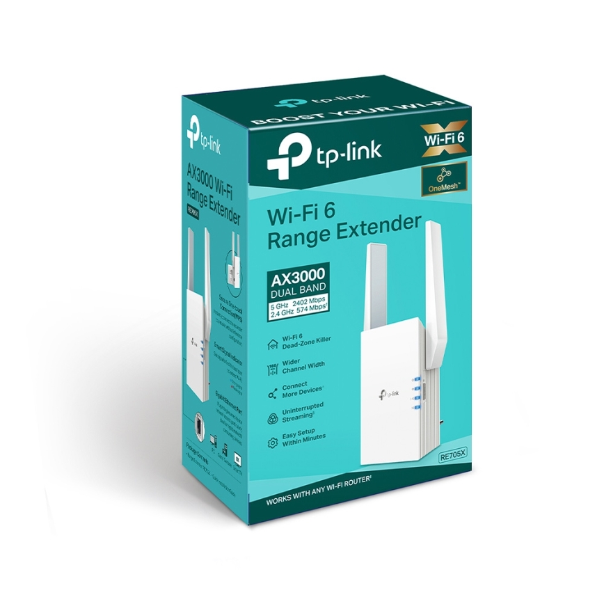 TP-Link - Dualband Wi-Fi 6-extender