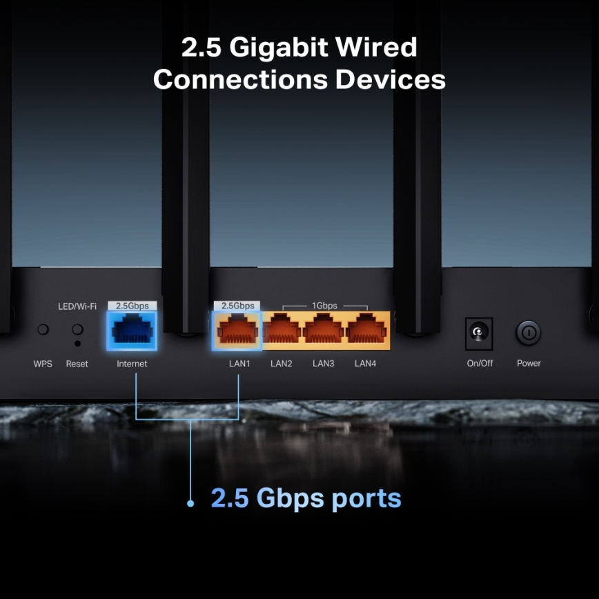 TP-Link - Dualband Wi‑Fi 7-router Archer BE400