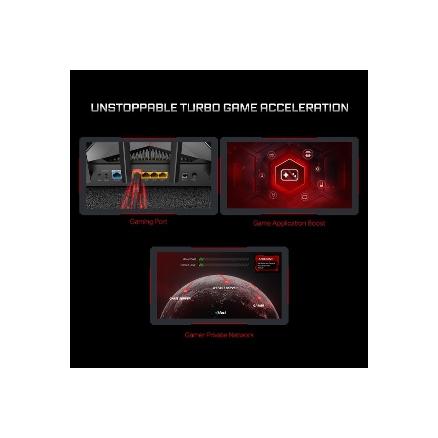 TP-Link - Gaming dualband Wi‑Fi 7-router