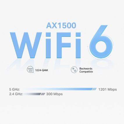 TP-Link - Kit 3x système Wi‑Fi 6 maillé pour toute la maison