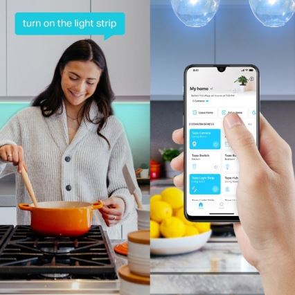 TP-Link - LED RGBW dimbare strip 5 m LED/20,5W/230V Wi-Fi