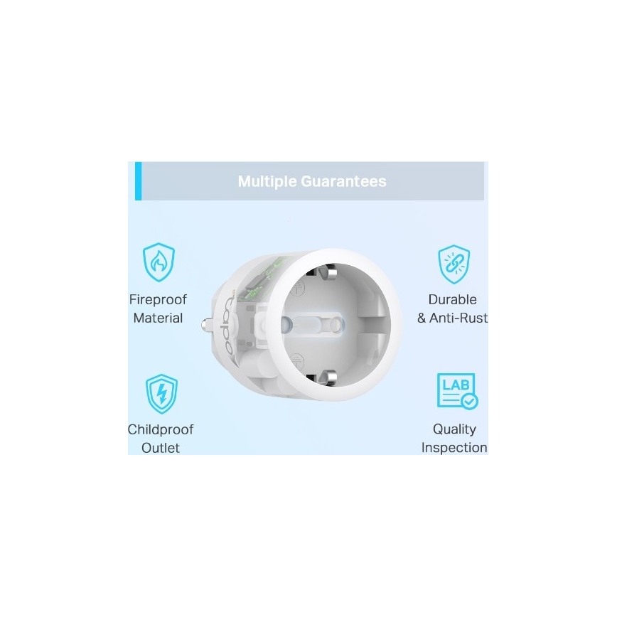 TP-Link - Prise intelligente F 3680W Wi-Fi