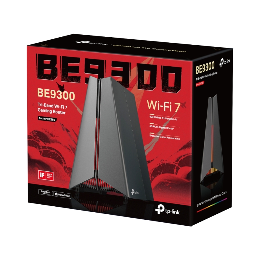 TP-Link - Routeur gaming tri-bande Wi-Fi 7 Archer GE550
