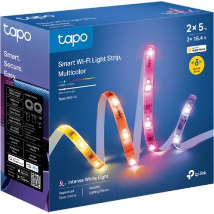 TP-Link - Ruban LED RGBW dimmable 5 m, 24 W, 230 V, Wi‑Fi