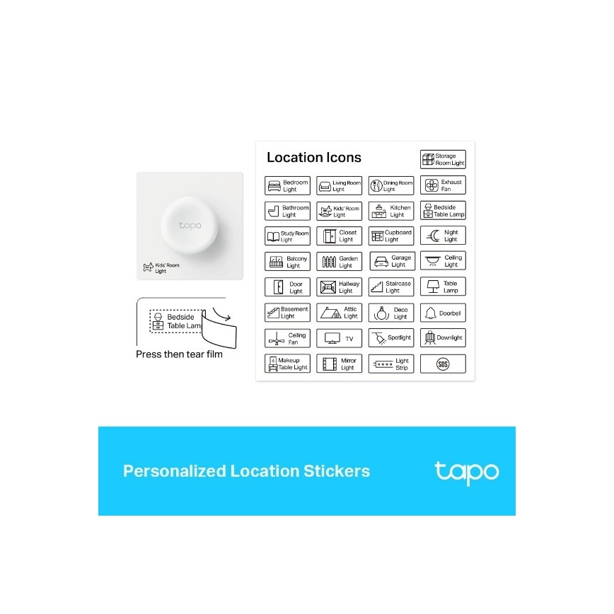 TP-Link - Slimme aanraakdimmer 1xCR2032