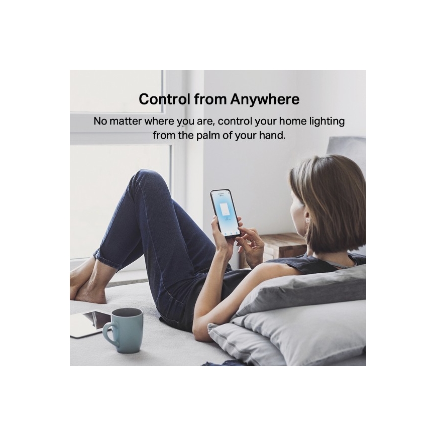 TP-Link - Slimme lichtschakelaar 2xAAA Wi-Fi