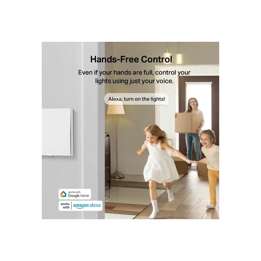 TP-Link - Slimme lichtschakelaar 2xAAA Wi-Fi