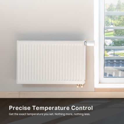 TP-Link - Slimme thermostatische radiatorknop met LCD-scherm 2xAA Tuya