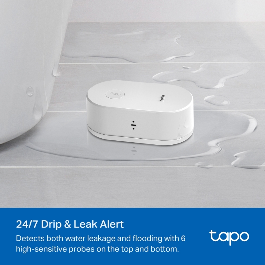 TP-Link - Slimme waterleksensor 2x AAA Wi-Fi