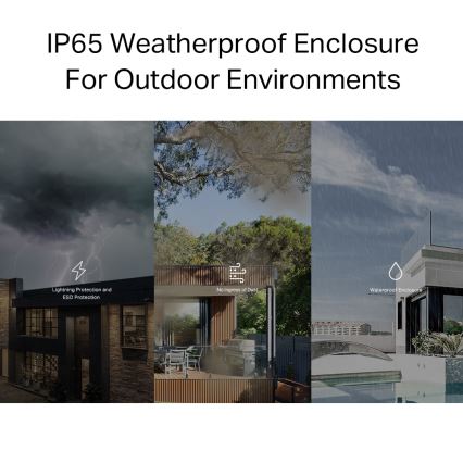 TP-Link - Système maillé extérieur/intérieur avec Wi‑Fi 6