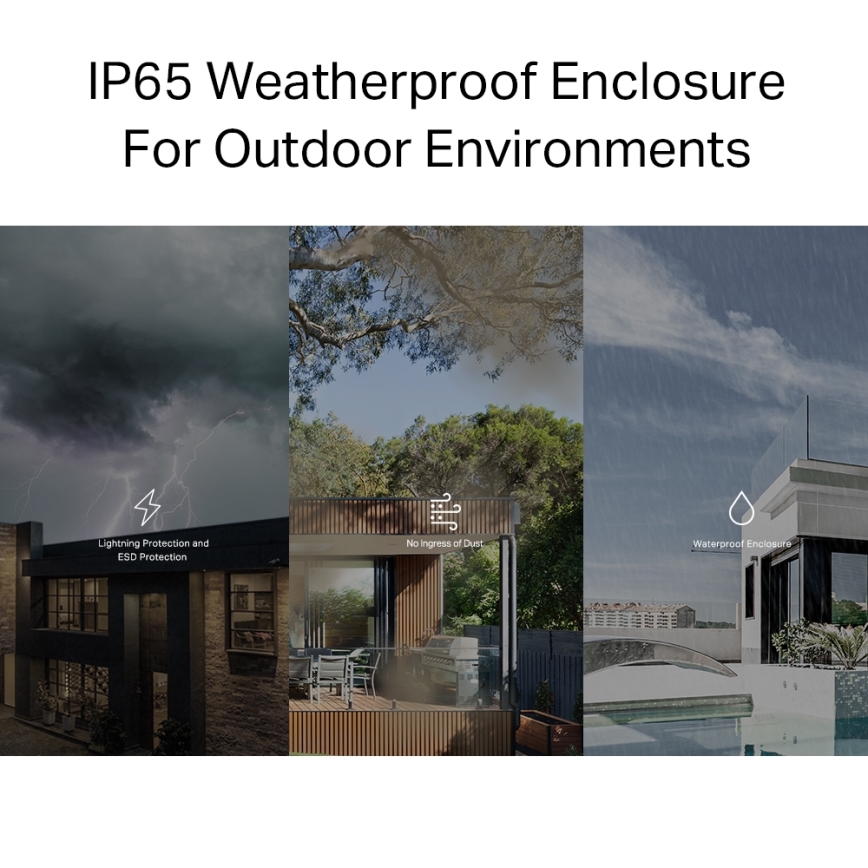 TP-Link - Système maillé extérieur/intérieur avec Wi‑Fi 6