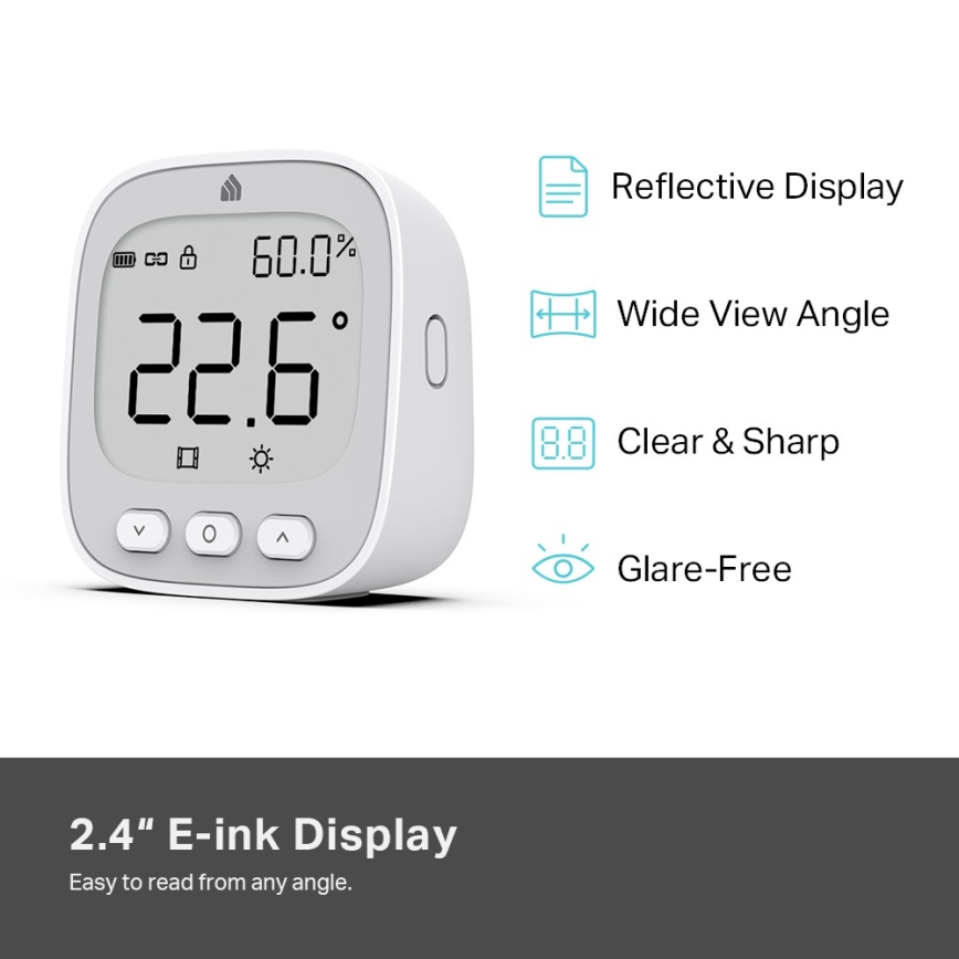 TP-Link - Thermostat numérique, alimenté par 2 piles AAA