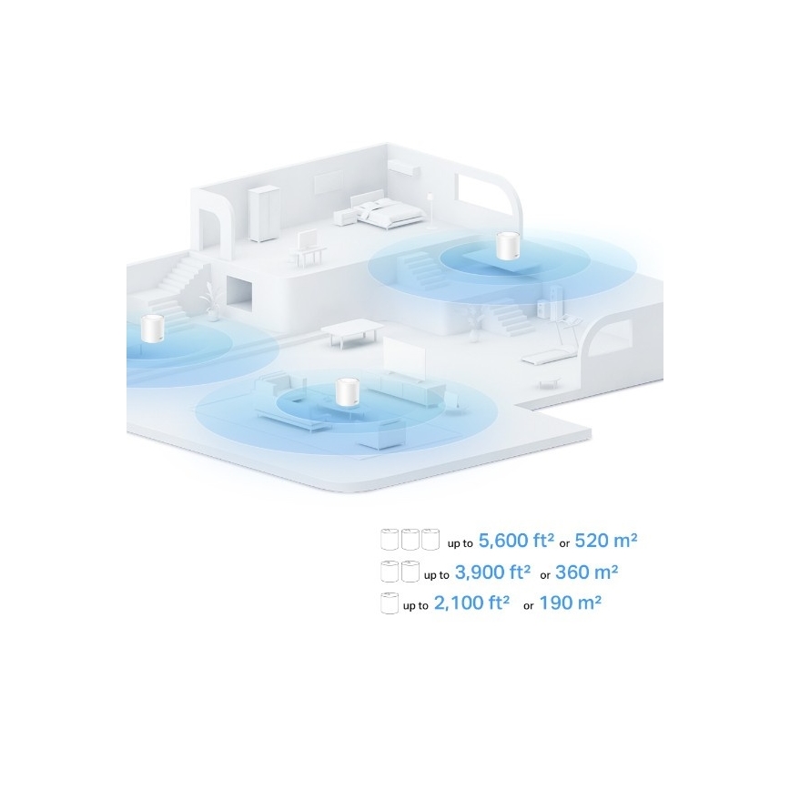 TP-Link - Wi-Fi 6 mesh-systeem voor het hele huis Deco X10