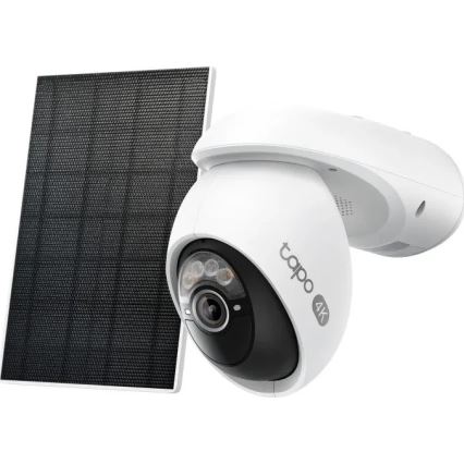 TP-Link - Zonnecamera voor buiten met sensor, IP65, Wi-Fi