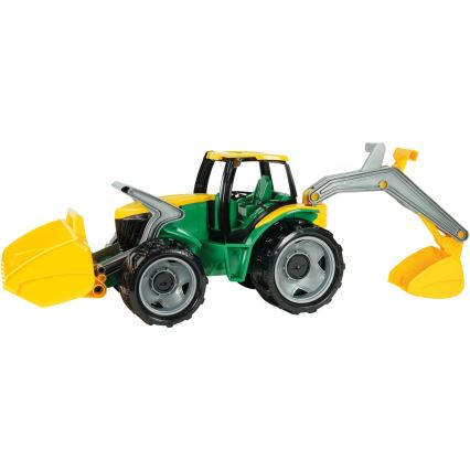 Tracteur avec godet 65 cm vert/jaune