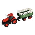 Tractor Zetor met aanhanger, 2x AA + afstandsbediening
