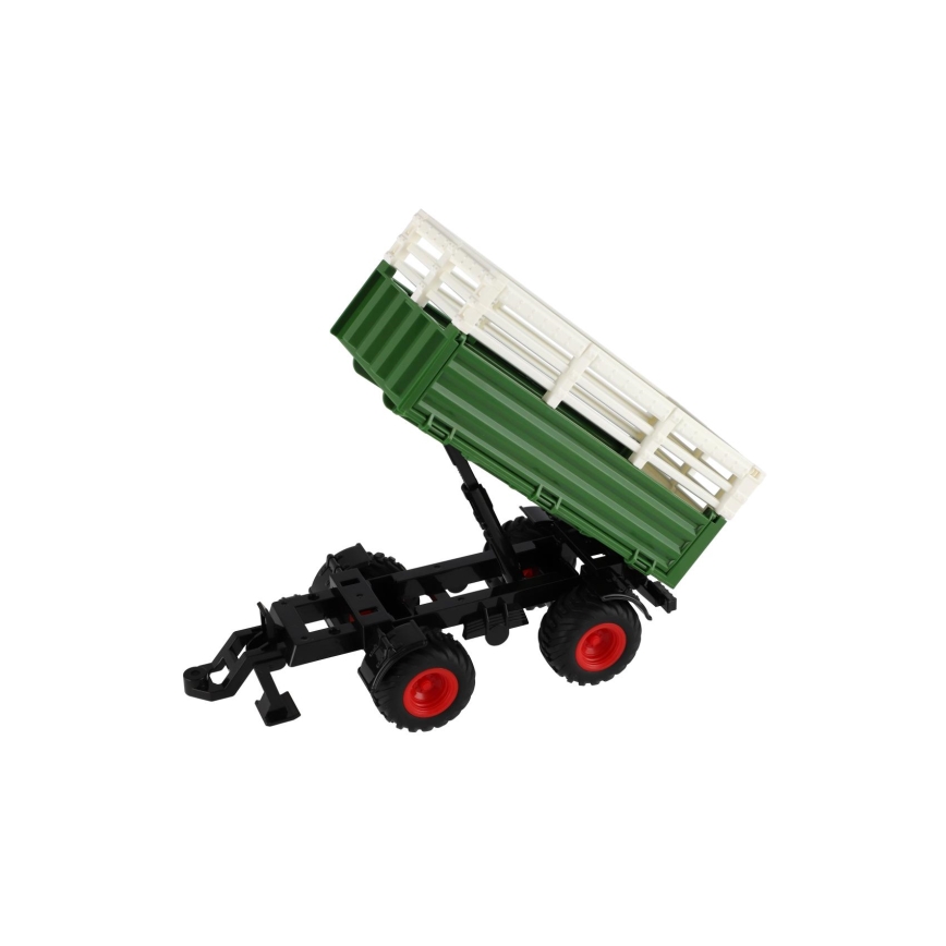 Tractor Zetor met aanhanger, 2x AA + afstandsbediening