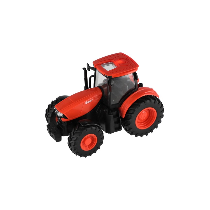 Tractor Zetor met aanhanger, 2xAA + afstandsbediening