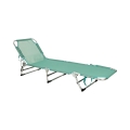 Transat pliant et inclinable SUNO 56x190 cm turquoise