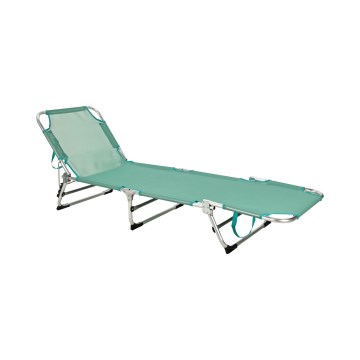 Transat pliant et inclinable SUNO 56x190 cm turquoise