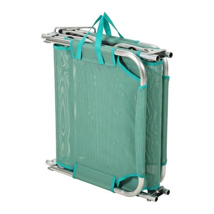 Transat pliant et inclinable SUNO 56x190 cm turquoise