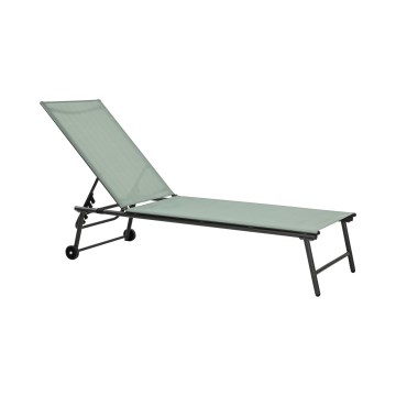 Transat réglable TERA 57x185 cm vert