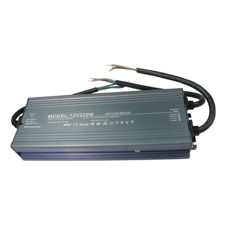 Transformateur électronique LED 250W/12V IP67