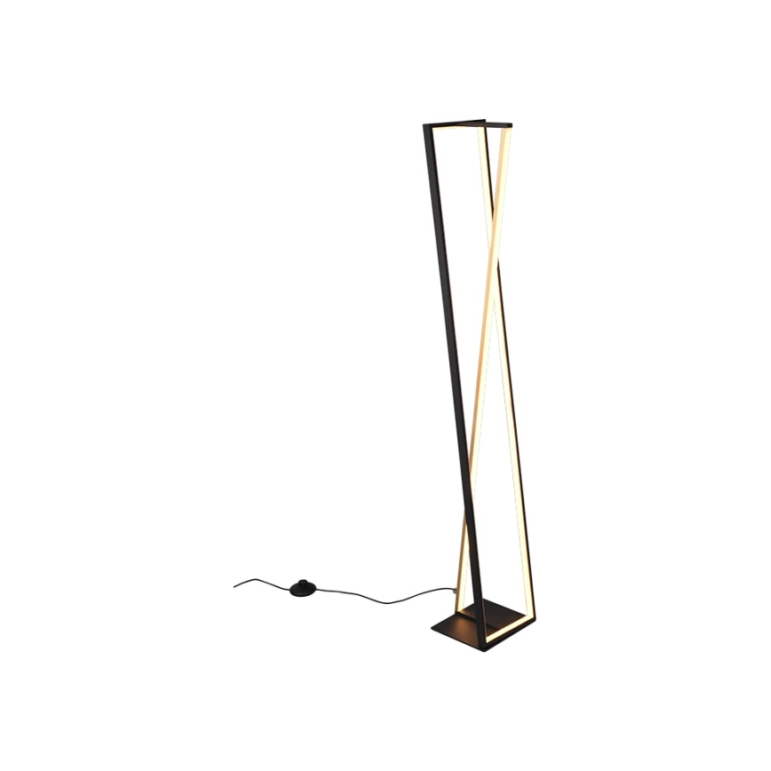 Trio - Dimbare LED-vloerlamp EDGE LED/26W/230V 2300/3000/4000K zwart/goud