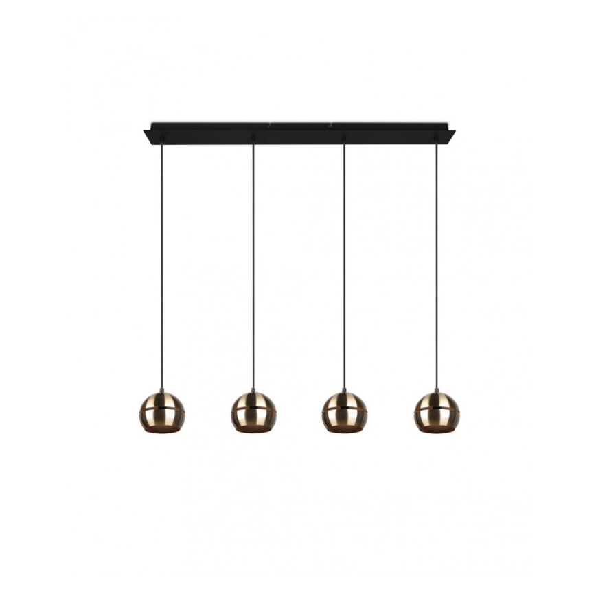 Trio - Hanglamp aan een koord FLETCHER 4xE14/40W/230V messing