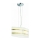 Trio - Hanglamp aan kabel NIKOSIA 2xE27/40W/230V goudkleurig