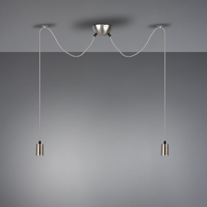 Trio - Hanglamp aan koord CORD 2xE27/60W/230V