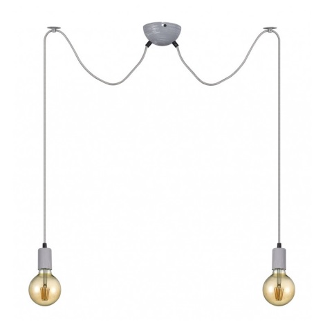 Trio - Hanglamp aan koord CORD 2xE27/60W/230V