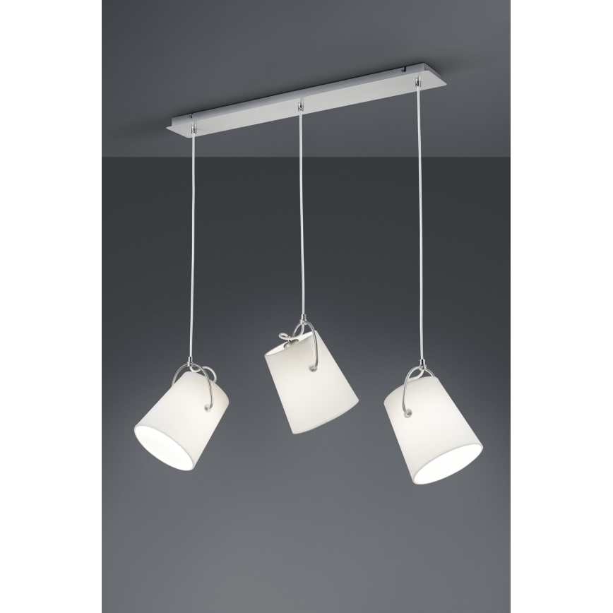 Trio - Kroonluchter aan koord MERAN 3xE27/60W/230V
