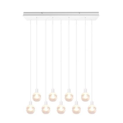 Trio - Kroonluchter met kabel MELA 9xE14/25W/230V wit