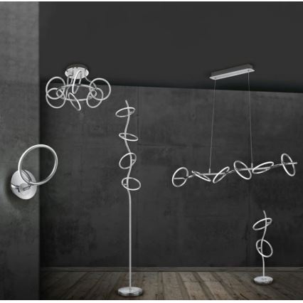 Trio - Lampadaire LED à intensité variable OLYMPUS 4xLED/4,2W/230V