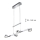 TRIO - LED Hanglamp aan koord LENTIL 8xLED/2,3W/230V