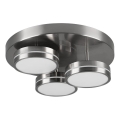 Trio - Plafonnier LED dimmable FRANKLIN 3xLED/8,5W/230V 3000K Ø 35 cm chrome mat