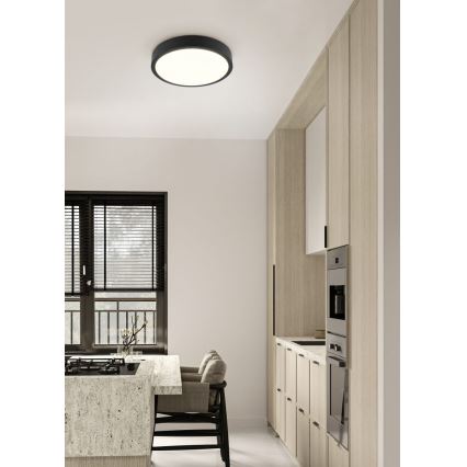 Trio - Plafonnier LED dimmable ISEO LED/24W/230V 3000K Ø 40 cm noir