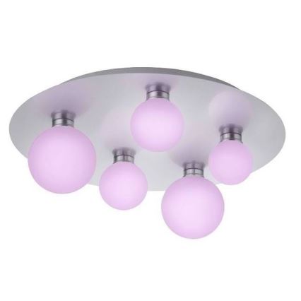 Trio - Plafonnier LED RGB à intensité variable DICAPO 5xLED/3W/230V 3000-5000K + télécommande