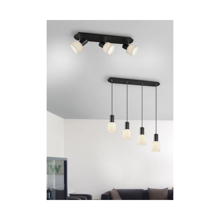 Trio - Spot WAILER 3xGU10/5W/230V zwart