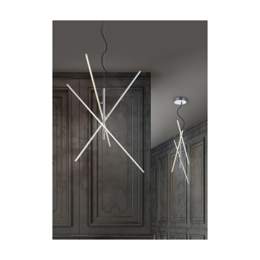 Trio - Suspension filaire LED à intensité variable TIRIAC 3xLED/8,5W/230V