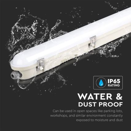 Tube fluorescent industriel avec module d'urgence EMERGENCY LED/36W/230V 6500K 120cm IP65