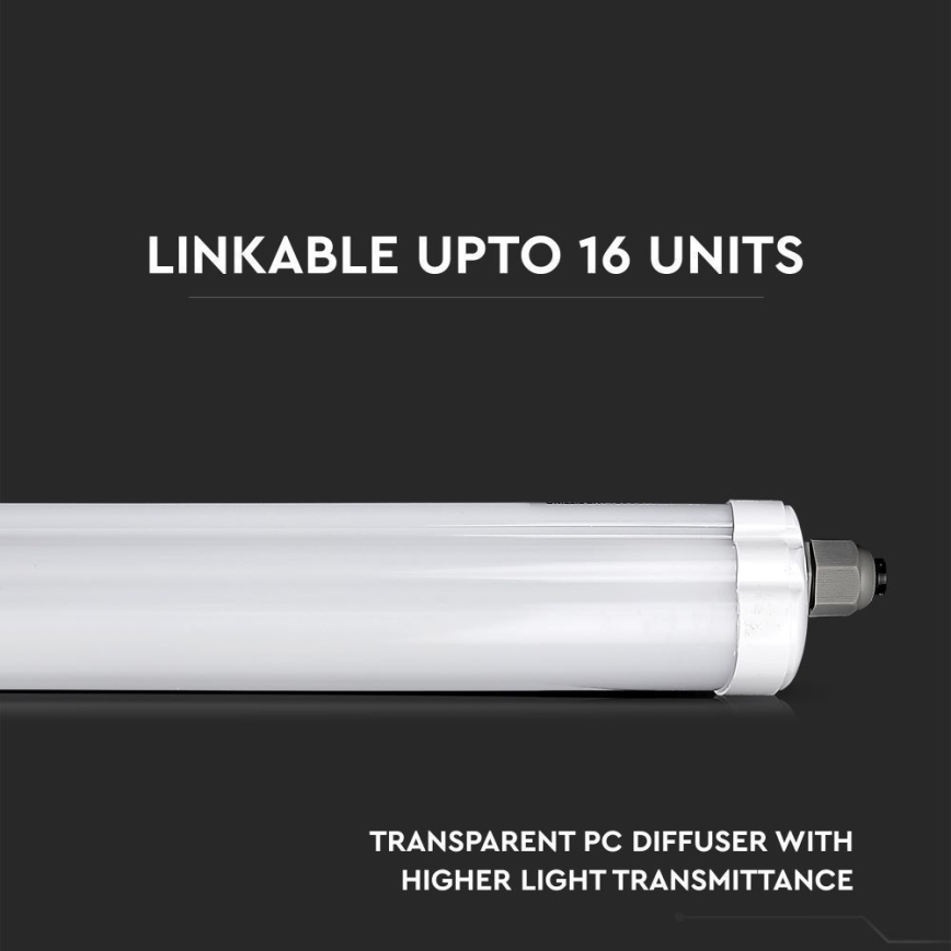 Tube fluorescent industriel G-SERIES LED/18W/230V 6500K IP65 60 cm