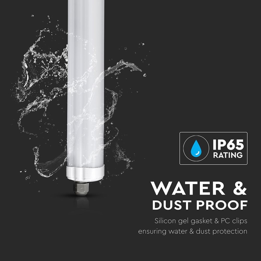 Tube fluorescent industriel G-SERIES LED/18W/230V 6500K IP65 60 cm
