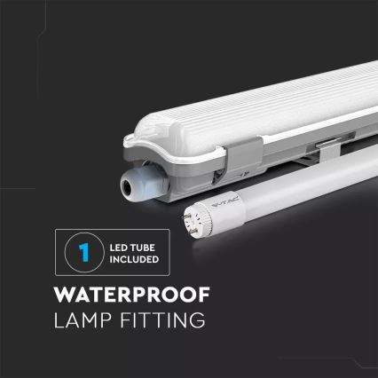 Tube fluorescent industriel LED/22W/230V 6400K 150cm IP65