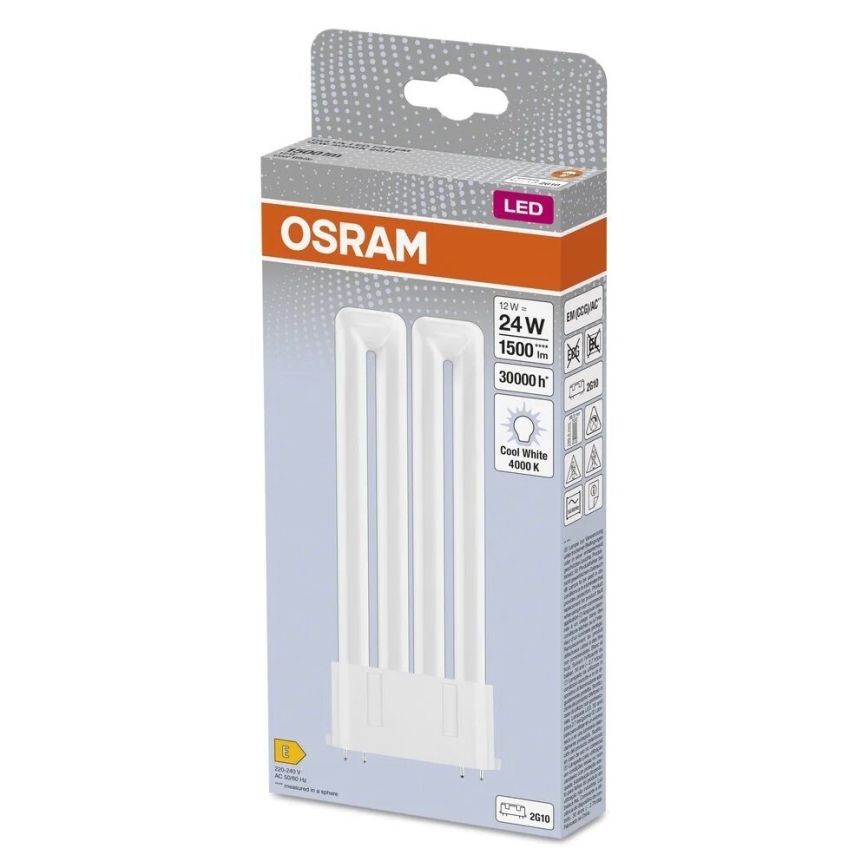 Tube fluorescent LED 2G10/12W/230V 4000K - Osram