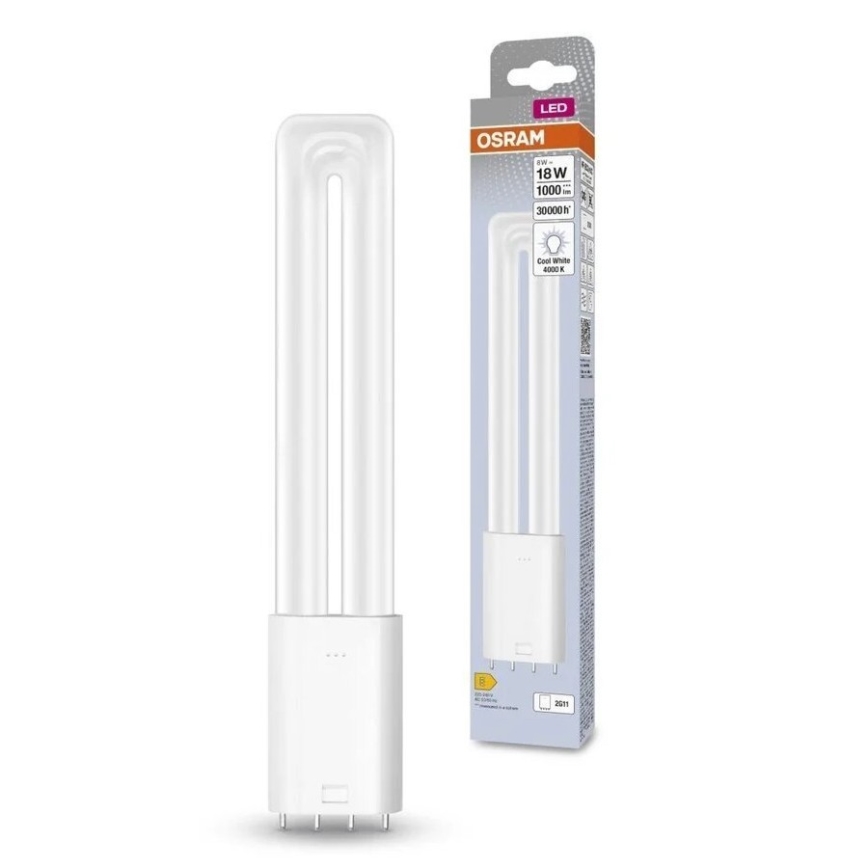 Tube fluorescent LED 2G11/8W/230V 4000K - Osram